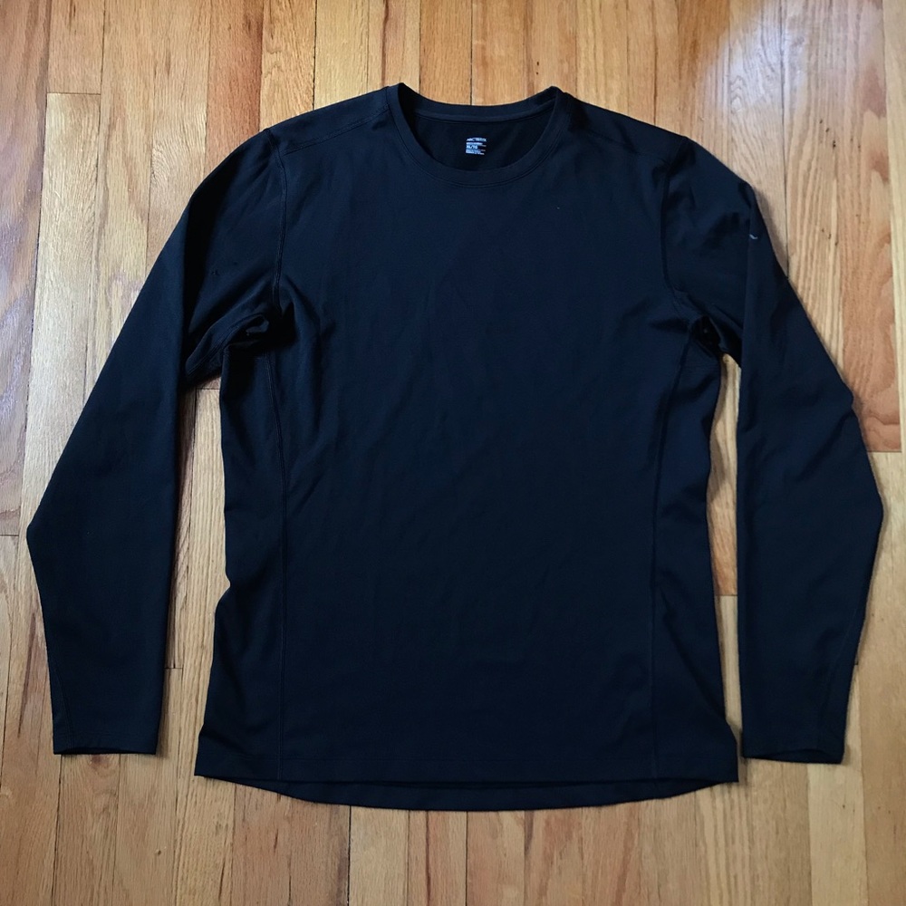Arc'teryx Phase AR Long-Sleeve Crew Performance Baselayer Shirt XL